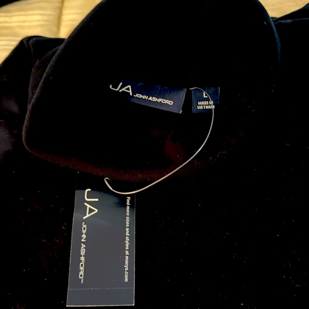Men’s long sleeve cotton turtleneck